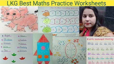 LKG Best Maths Practice Worksheets//Maths Worksheet For LKG//PP1 Maths Worksheet//Junior kg maths.