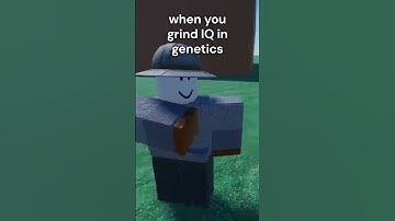 WHEN YOU GRIND IQ IN GENETICS  #roblox #developer #genetics
