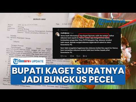 Viral Dokumen Resmi Bupati Sigi Jadi Bungkus Nasi Pecel di Jakarta, Penemu & Pemilik Sama-sama Kaget