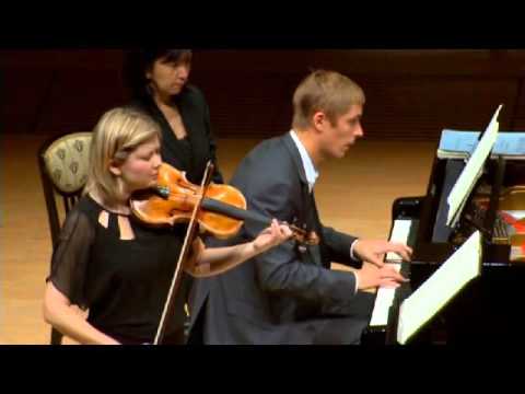 Alina Ibragimova & Cédric Tiberghien - extract from Mozart Sonata in B flat, Kv10