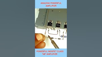 AMAZING POWERFUL 100W MOSFET AMPLIFIER MAKING PART 1.