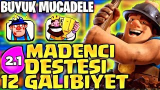 2.1 İksir Ortalamalı Deste İle Meta Destelerini Rahatça Yenmek 😳#clashroyale