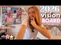 MAKING MY 2026 VISION BOARD *GOALS &amp; MORE* 📸💸💖
