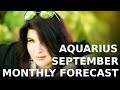 Aquarius Monthly Forecast September 2018