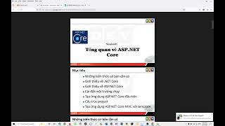 #K23CNT - #Lesson01 - Tổng quan về Asp.NetCore MVC