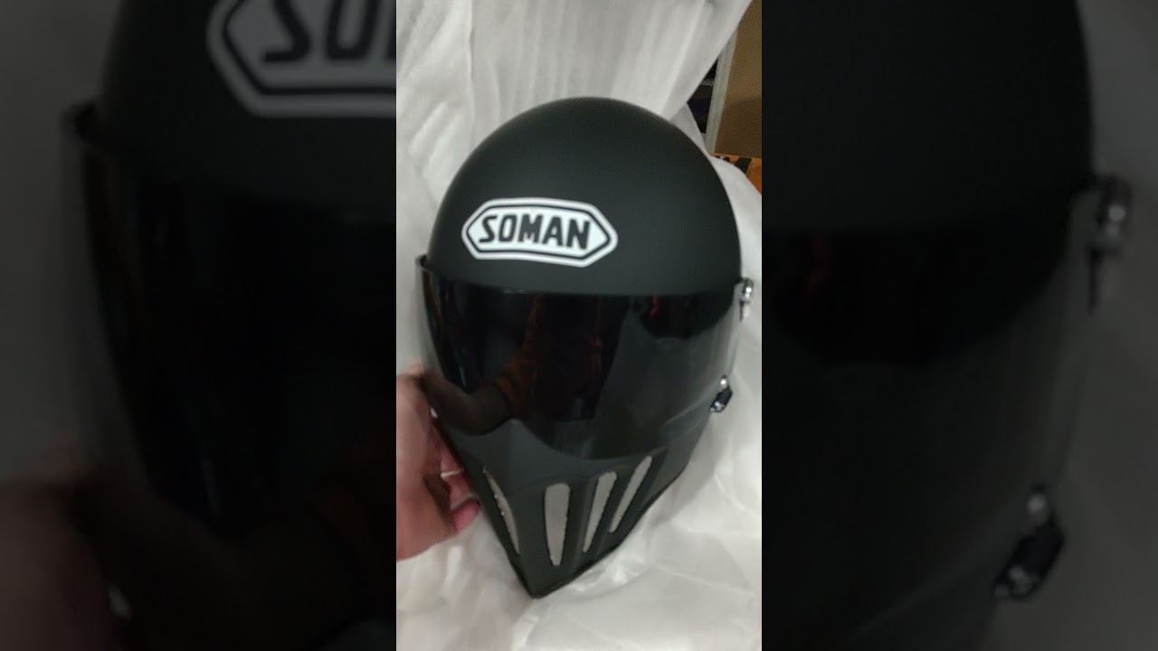 Soman motorcycle helmet