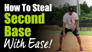 How To Steal 2nd Base With Ease!  Base Stealing Tips With Nick Shaw!