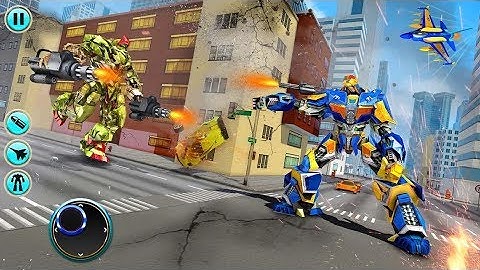 Air Jet Robot Tank Multi Transform Robot Part-1 | New Rescue City Robot Tank Android GamePlay