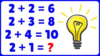2 + 1 =❓ Mathematical Logical Sequence 🧠😱 How to Solve❓ Mathematical Logical Reasoning