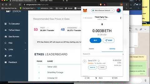 How to speed up Eth transactions in Metamask