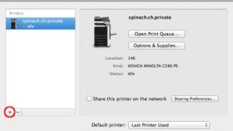 Mapping Network Printers Using IP Address on Mac