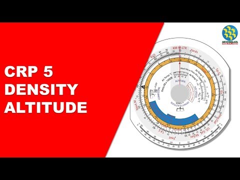 Density Altitude | CRP 5 Flight Computer | Navigation Computer #11