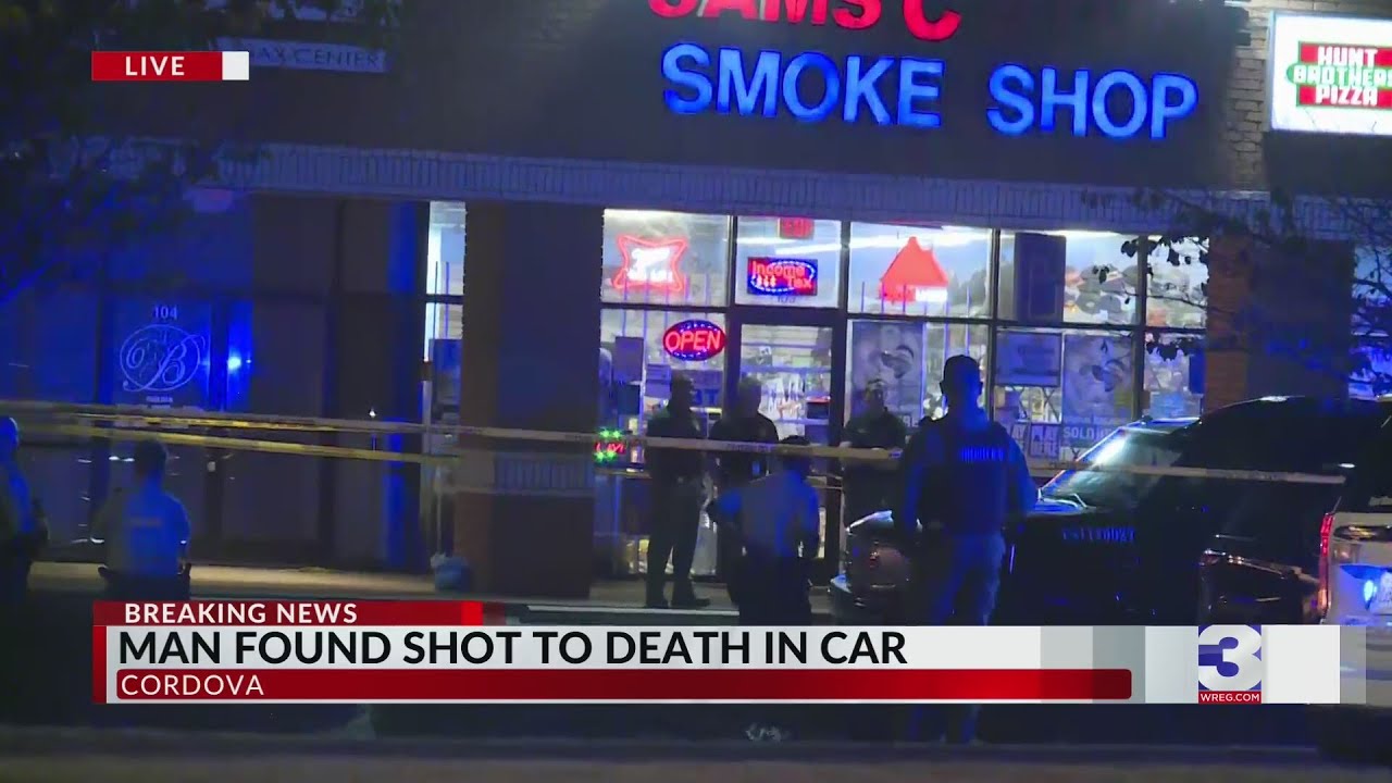 Man found shot to death in vehicle at Cordova parking lot - YouTube