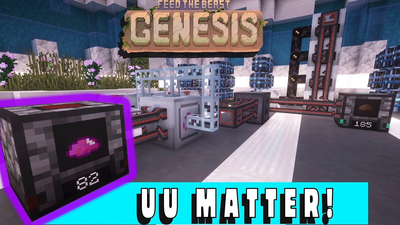 HOW TO MAKE TONS OF UU MATTER FAST - FTB GENESIS - MINECRAFT EP:21