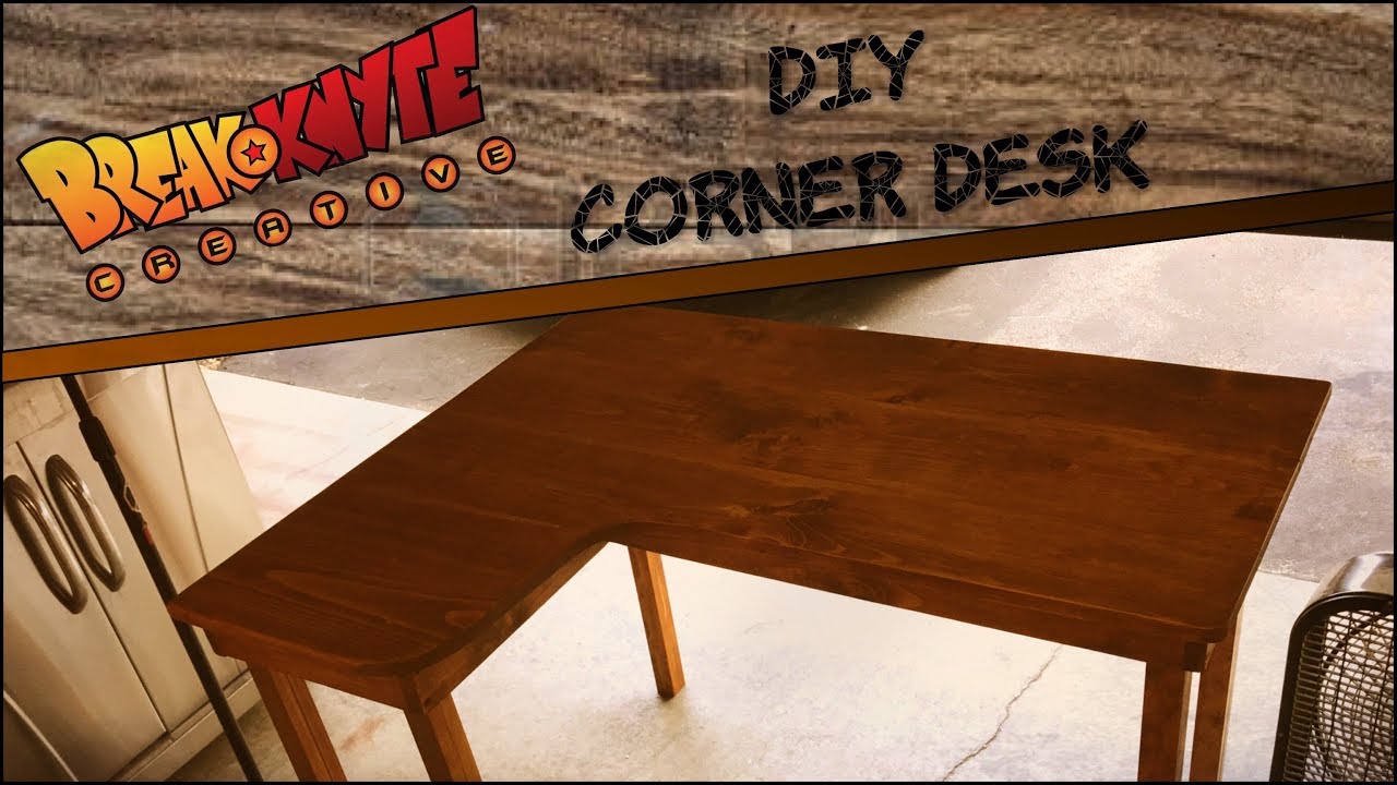 Diy Corner Desk Youtube