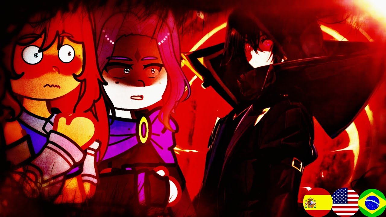 🇺🇸/🇧🇷/🇪🇸 Teen Titans Go React to Robin as Cid Kagenou – Gacha React