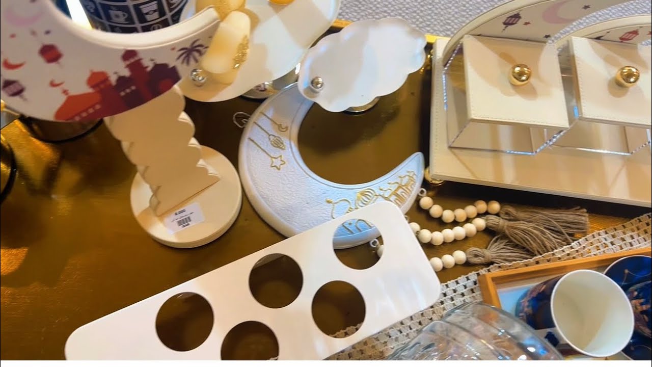 عرض مشترياتي من البيت 🏠 | أغراض المطبخ وزينة رمضان بالتفصيل 🌙🤍