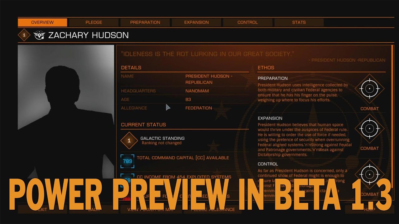 EliteDangerous. All 10 Power preview in Beta 1.3 (Power Play) YouTube
