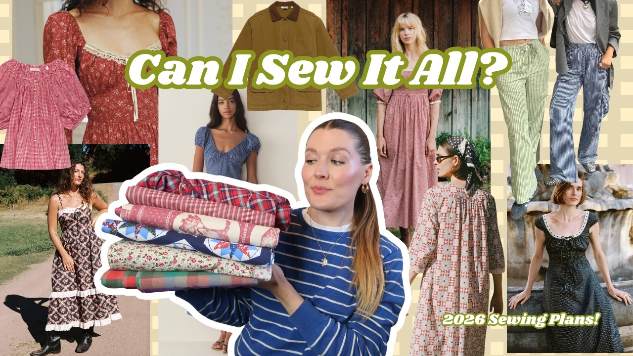 My *Realistic* 2026 Sewing Plans #sewing #sewist 