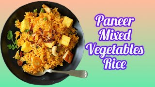 Paneer Vegetable Rice #breakfast #cooking #viralcookingvideos