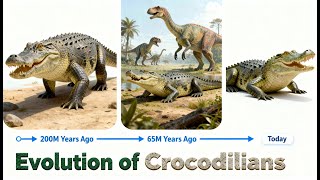 The Evolution of Crocodilians 🐊 | From Ancient Giants to Modern Crocodiles