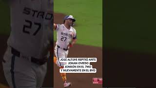 José Altuve castigó a Johan Oviedo en innings consecutivos: jonrón en el 7mo y y otro en el 8vo #mlb