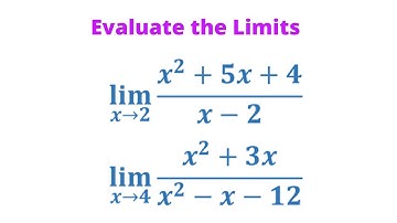 Evaluate the limit if it exists examples - or show that the limit doesn