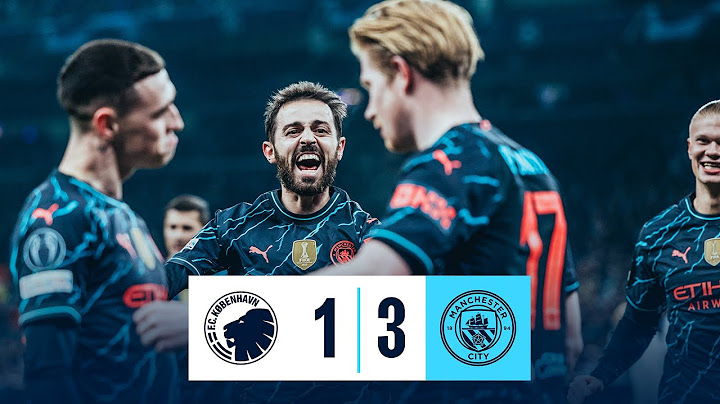 HIGHLIGHTS! FC Copenhagen 1-3 City | De Bruyne, Silva, Foden Goals | Champions League 23/24