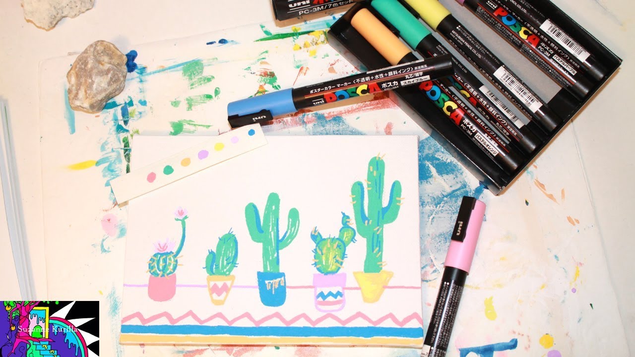 Popular Pastel POSCA Pens Review & Demo YouTube