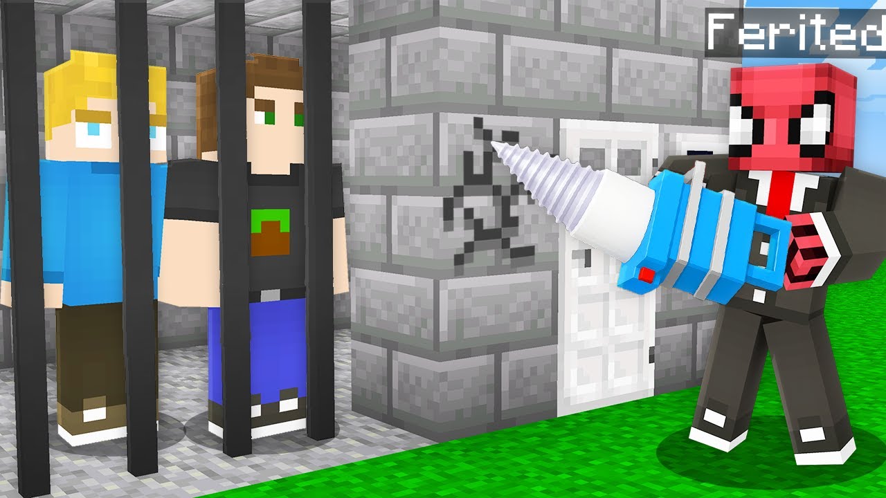 Arkadaşlarımı Hapisten Kurtardım - Minecraft