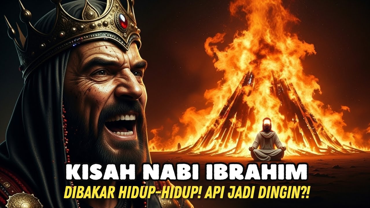 GEMPAR! Raja Namrud Tertawa Puas Membakar Nabi Ibrahim, Tapi Tiba-tiba Apinya Jadi Dingin!