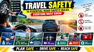 TRAVEL SAFETY: 10 Essential Road Safety Rules Everyone Must Know 🚗⚠️ | HSE Safety Awareness