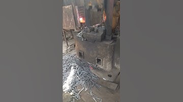 forging of stainless Steel barber scissors #stainless #forging #maker #shorts #100 #scissors