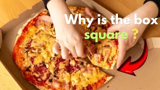 The reason pizza boxes are square 