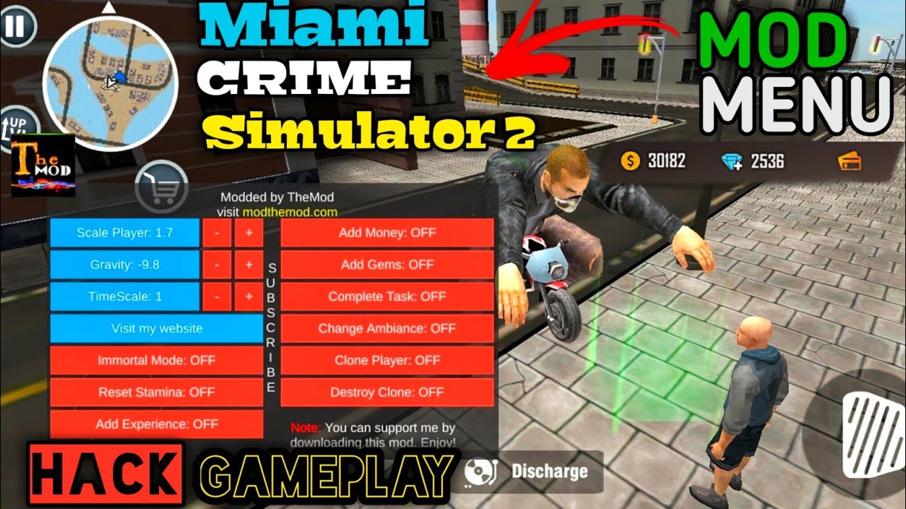 Miami Crime Simulator 2 Gameplay With Mod Menu modmenu