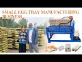 Small egg tray manufacturing business  egg tray machine price eggtraymachine