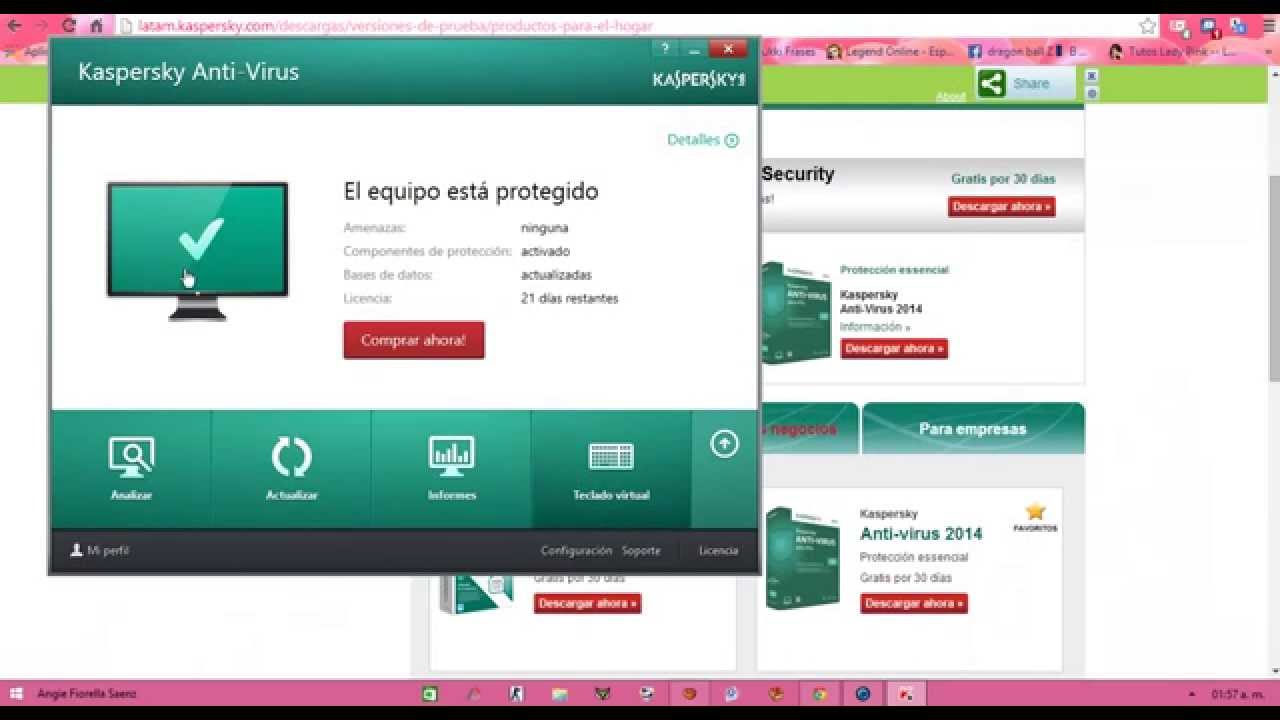 antivirus gratis kaspersky prueba 30 dias