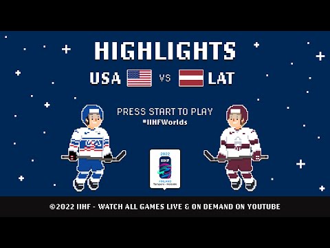 Highlights | USA vs. Latvia | 2022 #IIHFWorlds