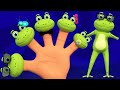 Finger Family Frogs | 3D Nursery Rhymes For Kids | Childrens Song For baby