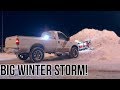 Biggest Snow Plowing Event This Season | F350 & Boss DXT Plow | Saint Paul MN