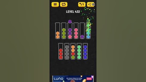 Ball sort puzzle level 432