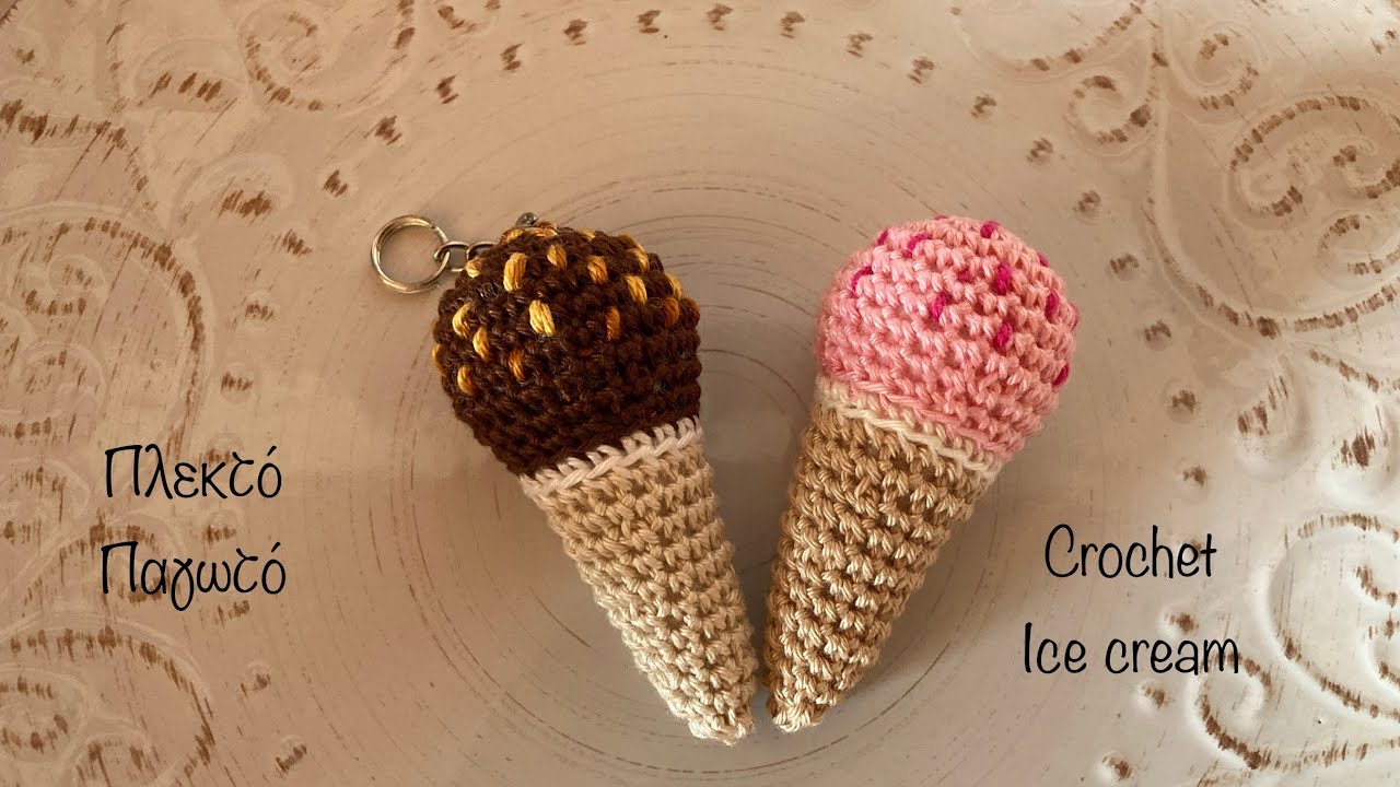 Amigurumi crochet Ice cream / Gelato
