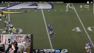 IronFlash Reacts to New Orleans Saints vs. Los Angeles Rams | 2023 Week 16 Game Highlights