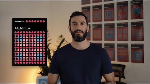 UX Laws - Jakob