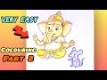 Ganesh Ji Drawing | Lord Ganesha Sketch | Easy Ganpati Bappa Art Step by Step