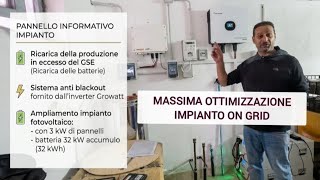 💯 Fotovoltaico on-grid ottimizzato al massimo