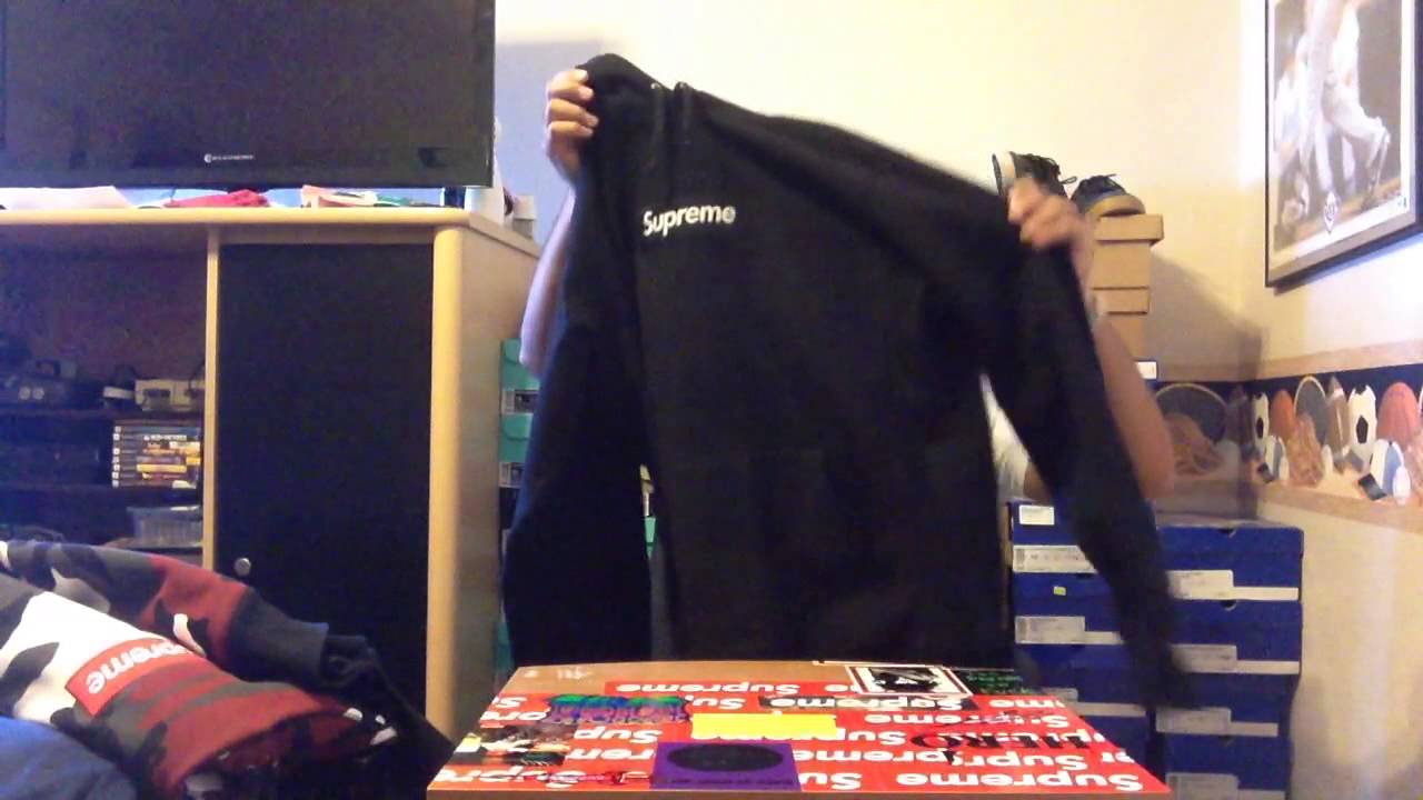 Supreme Box Logo Hoodie Black