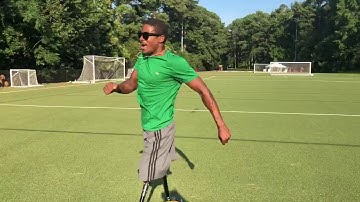 First time running again as an amputee. Running Legs (Blades)