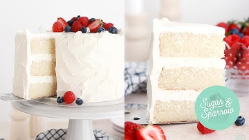 Bakery-Style White Cake Recipe That
