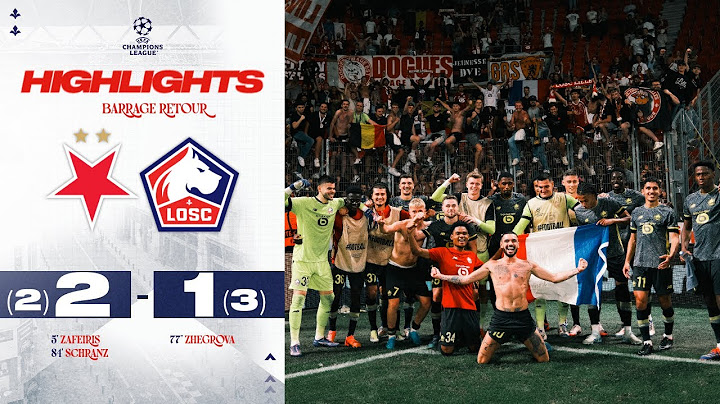 Slavia - LOSC (2-1) I Le résumé de la qualification lilloise 🌟🏆